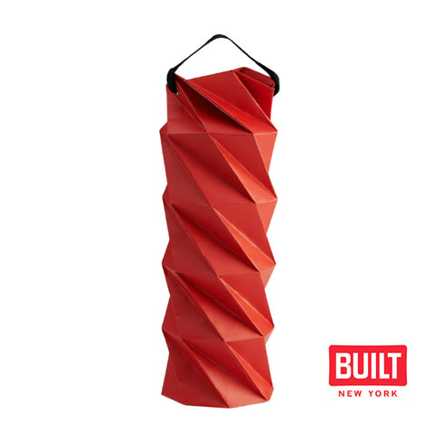 金屬塗層 Origami 摺紙葡萄酒手提袋 (紅色) | 精美耐用 | 派對 | 野餐 | 戶外餐酒配件