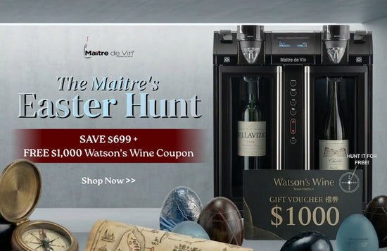 MdV Double Offers: 10% Off MDV Dispenser + HK$1,000 Watson's Wine Voucher. Shop Now