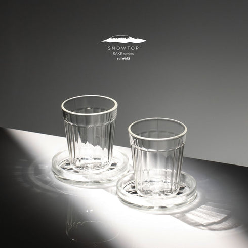 【最后几套】Iwaki Snowtop 清酒杯一对套装| 限量产品 | 日本泰国制造 | 手工制作