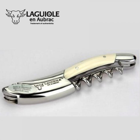 法國 Laguiole en Aubrac 牛骨手柄手工製開瓶器及侍酒刀
