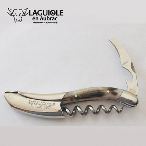 法國 Laguiole en Aubrac 羊角手工製開瓶器及侍酒刀